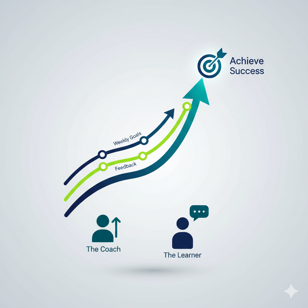 코칭 기반 학습 관리 아이콘